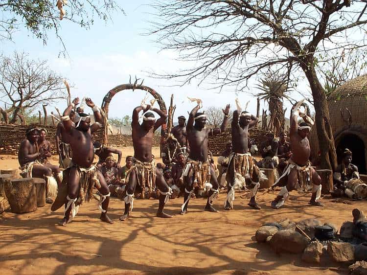 Праздник зулусов в военном краале